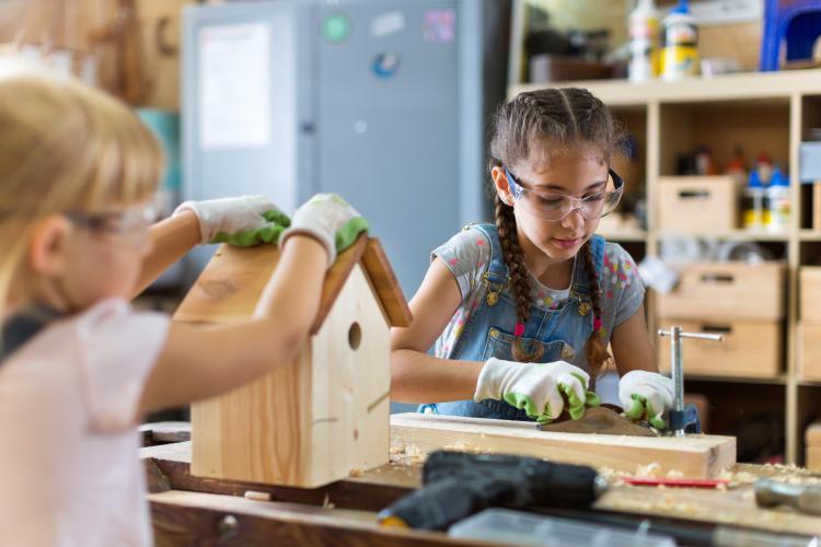 Woodworking children