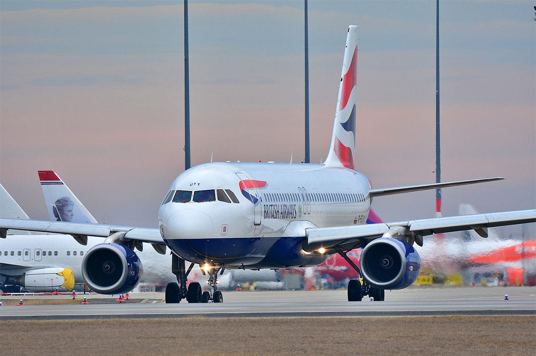 British Airways passenger jet 