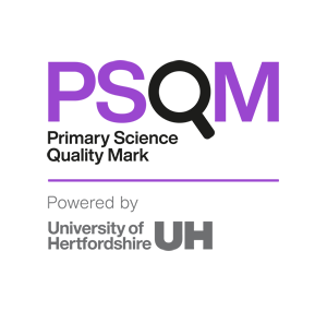 PSQM Primary Science Quality Mark, powered by University of Hertfordshire