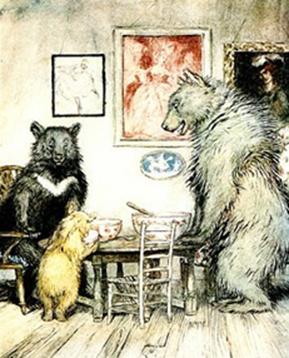 Three bears illustration