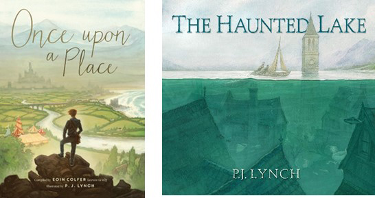 Once Upon a Place and The Haunted Lake book covers