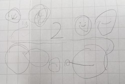 Illustration in maths book