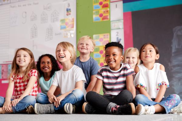 Teacher with Early Years class