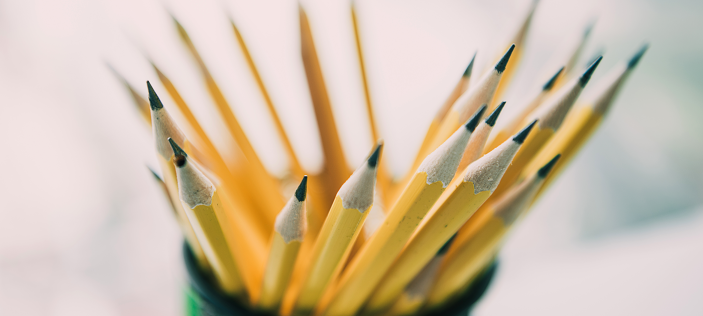 Pot of pencils