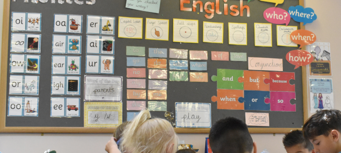 Classroom display board