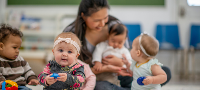 Early Years children with adult