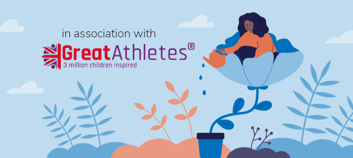 "in association with Great Athmetes"