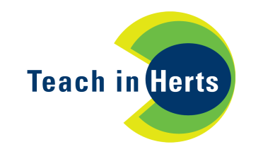 Teach in Herts logo