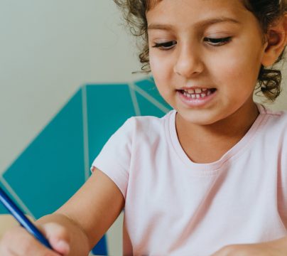 girl writing