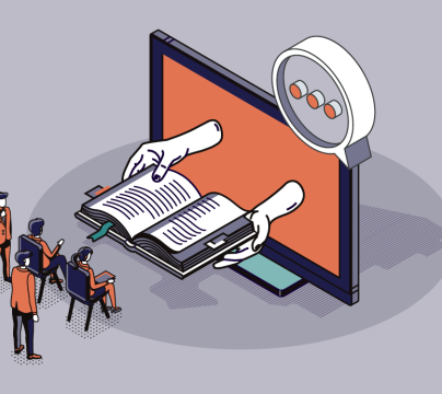 handings coming from an orange screen