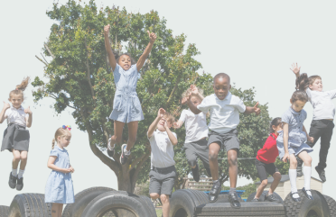 Children playing outside