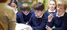 secondary children in a classroom