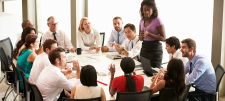 Group of people in a meeting