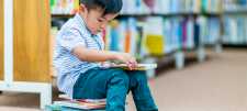 EY child reading