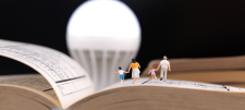 ball on a book