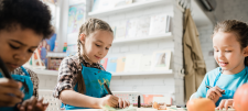 Children being creative