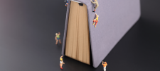 book with people over it