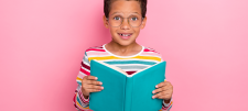 Girl reading a book