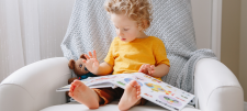 Early Years child reading 