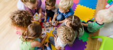 Early years children in a circle