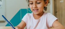 girl writing