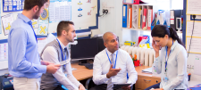 Group of teachers in a staff room