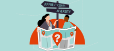 apprenticeships and universities signpost