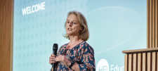 Speaker speaking at an event
