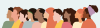 illustrations of heads of different ethnicity